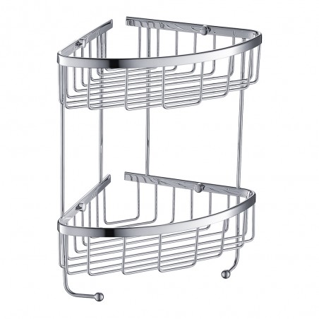 Fresca 2 Tier Wire Basket - Chrome