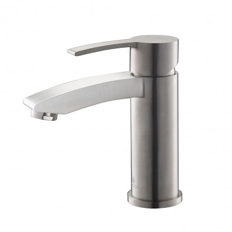 Fresca Livenza Single Hole Mount Bathroom Vanity Faucet - Brushed Nickel