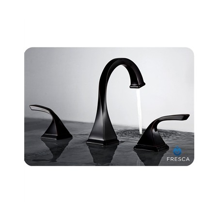 Fresca Sevena Widespread Mount Bathrooom Vanity Faucet - Oil Rubbed Bronze