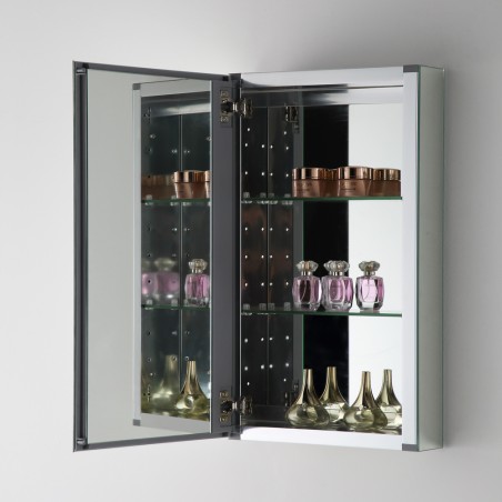 Fresca 52" Tall Bathroom Medicine Cabinet w Mirrors
