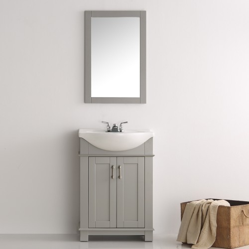 Fresca Hartford 24" Gray Traditional Bathroom Vanity