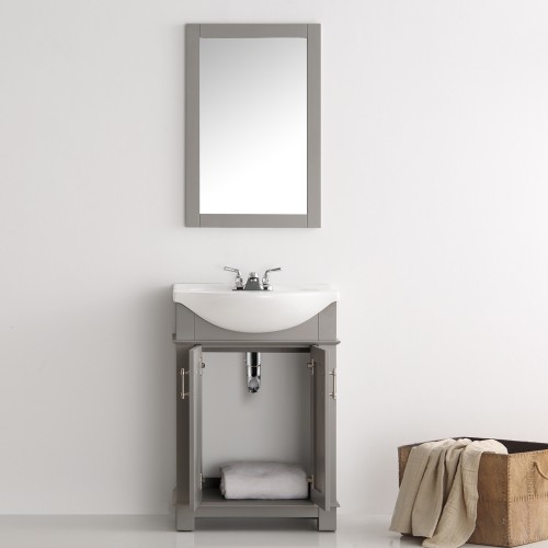 Fresca Hartford 24" Gray Traditional Bathroom Vanity