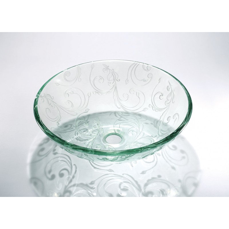 GLASS SINK BOWL