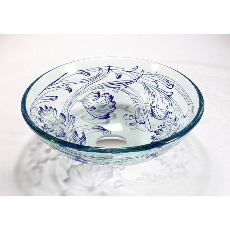 GLASS SINK BOWL