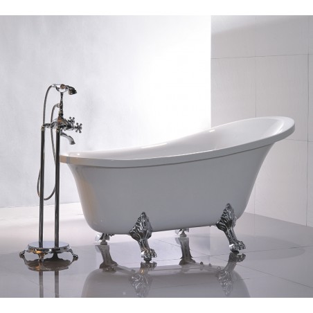 69" WHITE ACRYLIC TUB - NO FAUCET