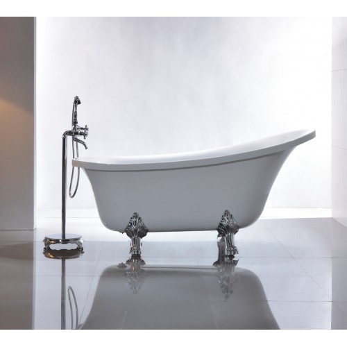 69" WHITE ACRYLIC TUB - NO FAUCET