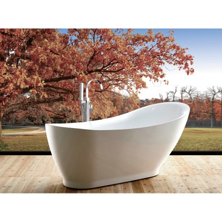 71" WHITE ACRYLIC TUB - NO FAUCET