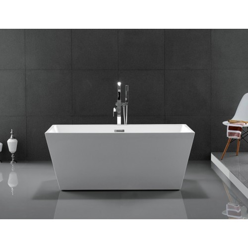 67" WHITE ACRYLIC TUB - NO FAUCET