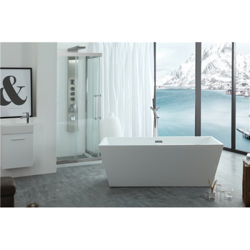 67" WHITE ACRYLIC TUB - NO FAUCET