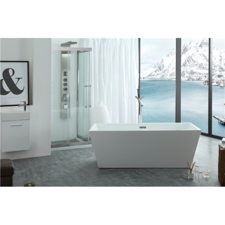 67" WHITE ACRYLIC TUB - NO FAUCET