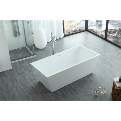 67" WHITE ACRYLIC TUB - NO FAUCET