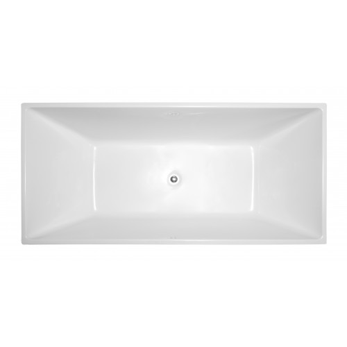 67" WHITE ACRYLIC TUB - NO FAUCET