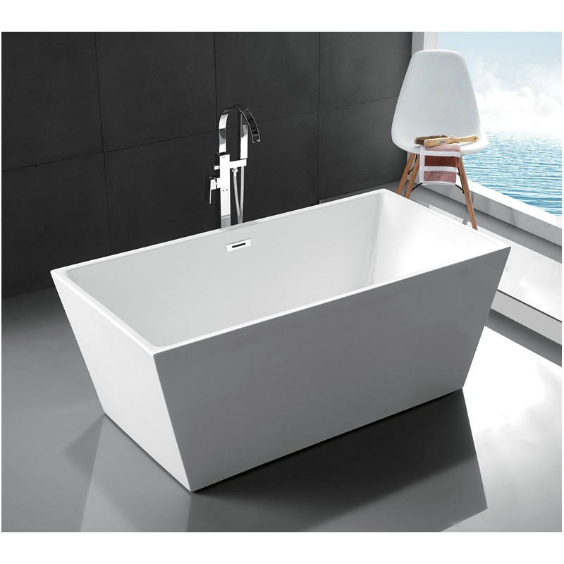 67" WHITE ACRYLIC TUB - NO FAUCET