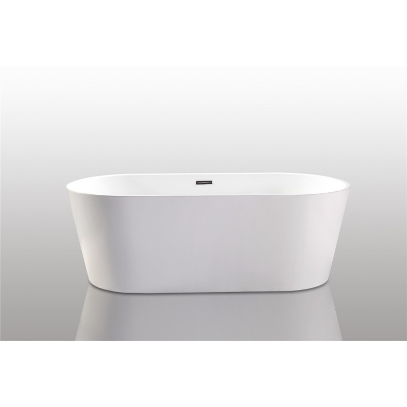 67.3" WHITE ACRYLIC TUB - NO FAUCET