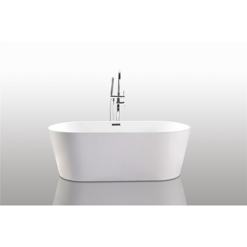 67.3" WHITE ACRYLIC TUB - NO FAUCET