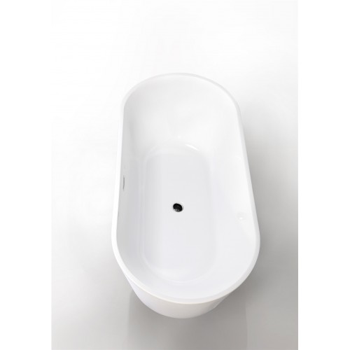 67.3" WHITE ACRYLIC TUB - NO FAUCET