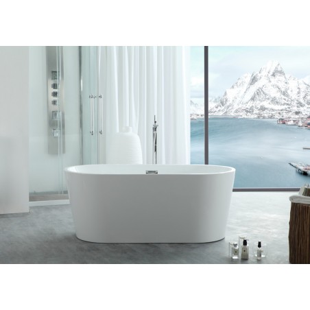 67.3" WHITE ACRYLIC TUB - NO FAUCET