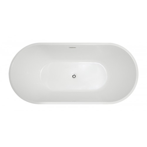 67.3" WHITE ACRYLIC TUB - NO FAUCET