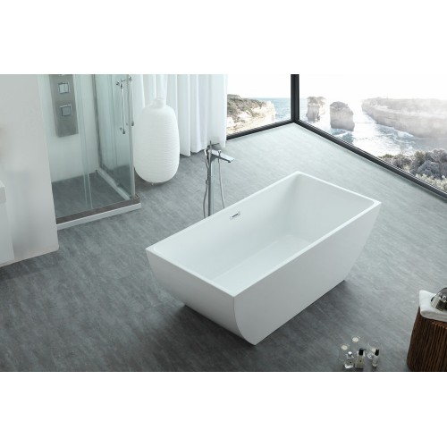 67" WHITE ACRYLIC TUB - NO FAUCET