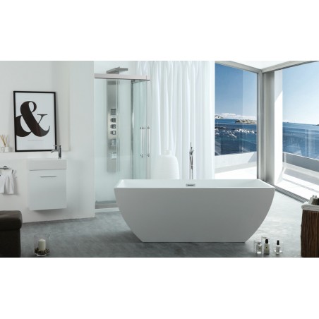 67" WHITE ACRYLIC TUB - NO FAUCET