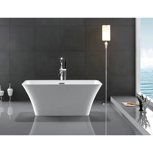 67" WHITE ACRYLIC TUB - NO FAUCET