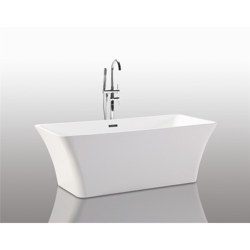 67" WHITE ACRYLIC TUB - NO FAUCET