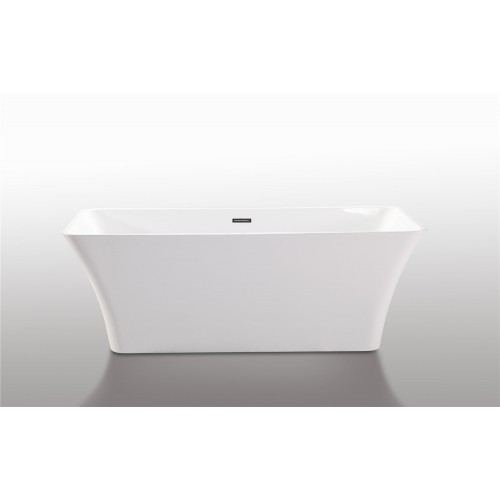 67" WHITE ACRYLIC TUB - NO FAUCET