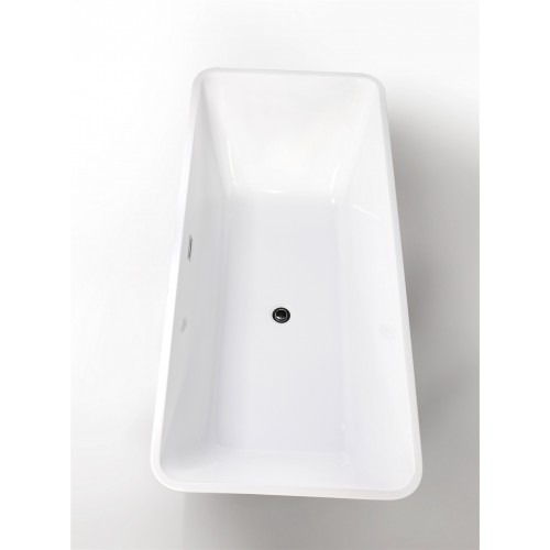 67" WHITE ACRYLIC TUB - NO FAUCET