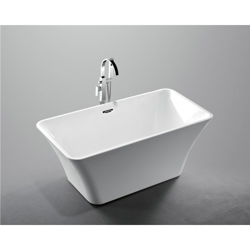 67" WHITE ACRYLIC TUB - NO FAUCET