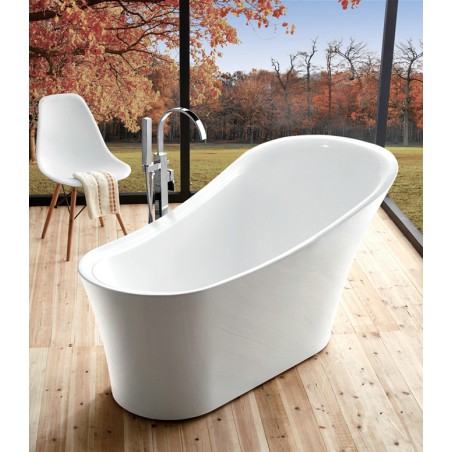 67" WHITE ACRYLIC TUB - NO FAUCET