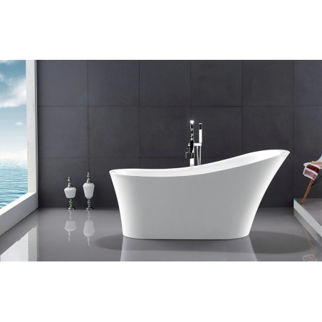 67" WHITE ACRYLIC TUB - NO FAUCET