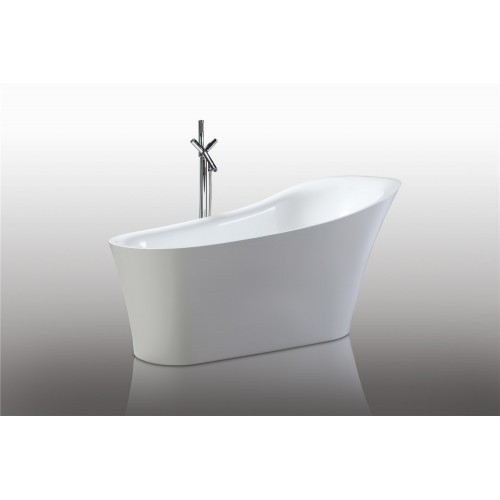 67" WHITE ACRYLIC TUB - NO FAUCET