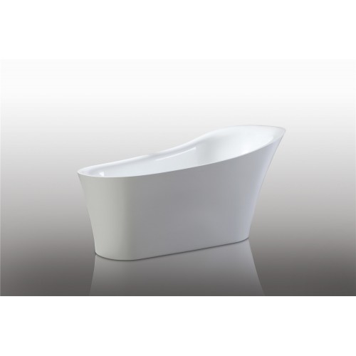 67" WHITE ACRYLIC TUB - NO FAUCET