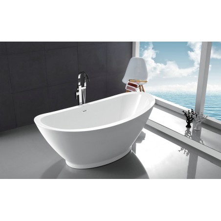 69" WHITE ACRYLIC TUB - NO FAUCET