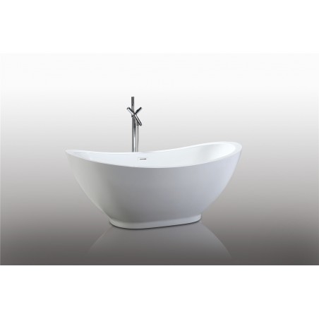 69" WHITE ACRYLIC TUB - NO FAUCET