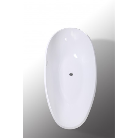 75" WHITE ACRYLIC TUB - NO FAUCET