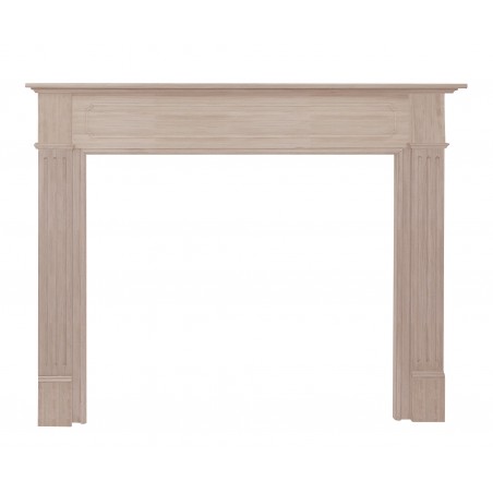 48" Williamsburg Unfinished Wood mantel. Available Unfinished only. 
Paint and stain grade.