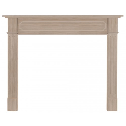 50" Alamo Unfinished Wood mantel. Available Unfinished only. 
Paint and stain grade.