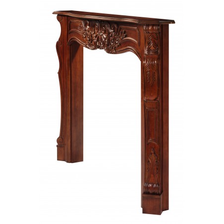 48" Deauville Fruitwood Wood mantel. 