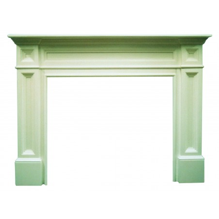 50" Classique Unfinished Wood mantel. Available Unfinished only. 
Paint and stain grade.