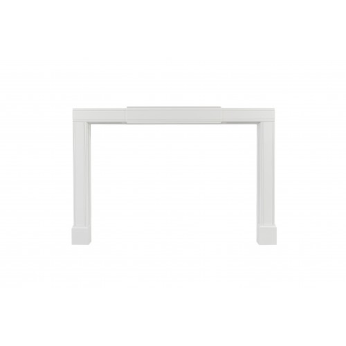 Emory Adjustable Contemporary Surround MDF White Expandable Height and Width.