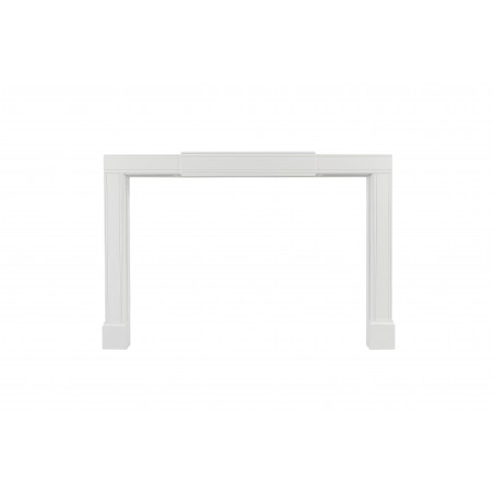 Emory Adjustable Contemporary Surround MDF White Expandable Height and Width.