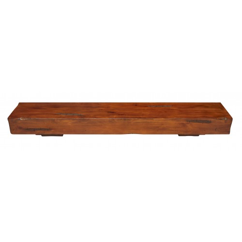 48" Shenandoah Medium Rustic Distressed Wood Shelf.