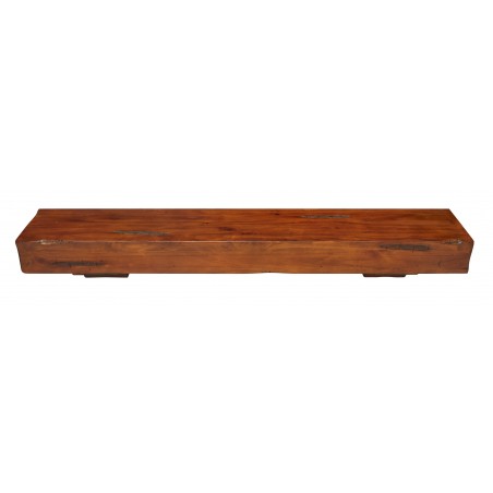 48" Shenandoah Medium Rustic Distressed Wood Shelf.