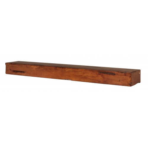 48" Shenandoah Medium Rustic Distressed Wood Shelf.