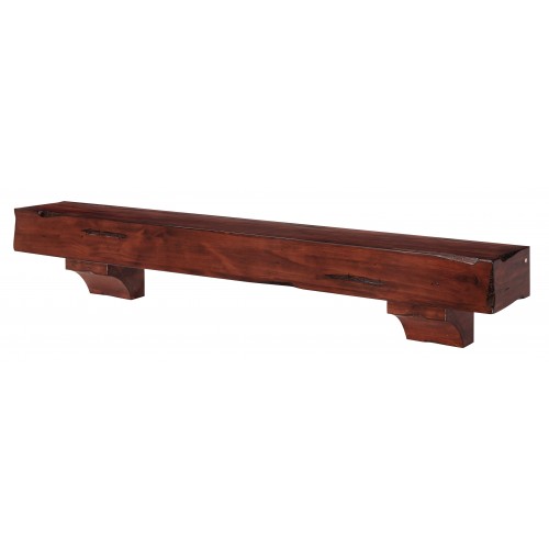 60" Shenandoah Cherry Rustic Distressed Wood Shelf.