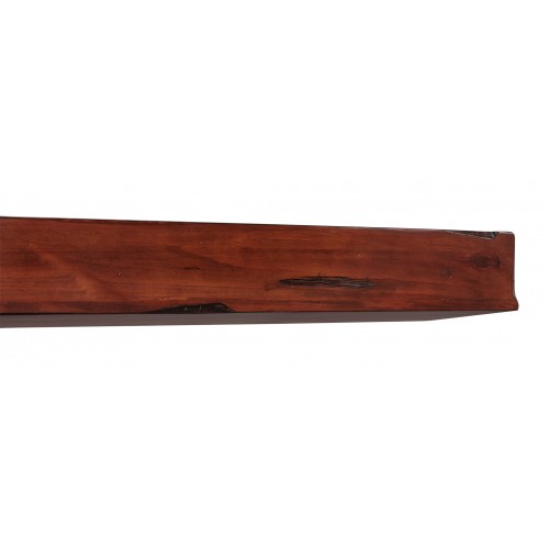 60" Shenandoah Cherry Rustic Distressed Wood Shelf.