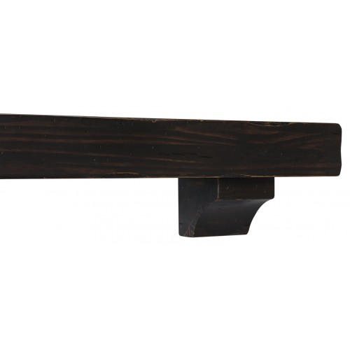 48" Shenandoah Espresso Finish Wood Shelf.