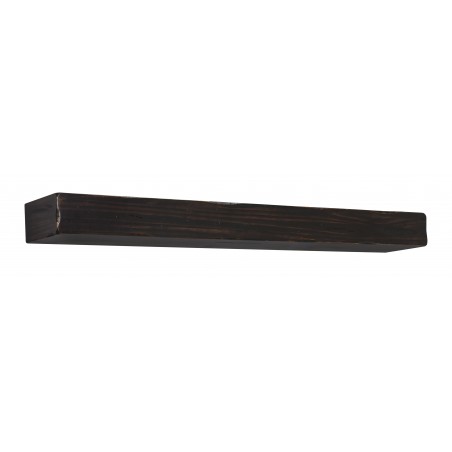 48" Shenandoah Espresso Finish Wood Shelf.