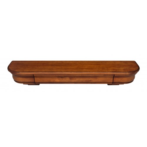 48" Abingdon Medium Oak Distressed Finish Wood Shelf.